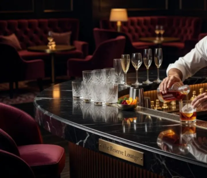 Ekskluzywny koktajl bar premium podczas wieczoru VIP